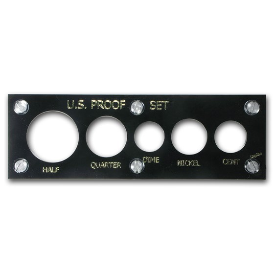 Capital Plastics Holder - U.S. Proof Set (Black) Capital Plastics Holder - U.S. Proof Set (Black)
